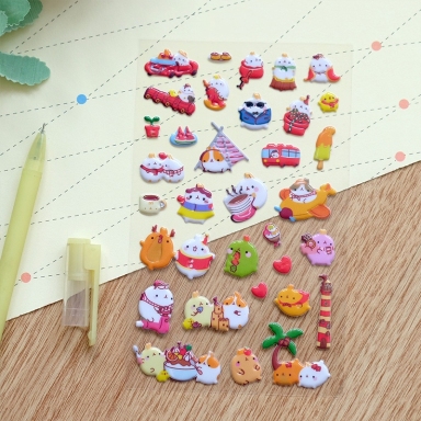 Chat Buddy 3D Deco Stickers1