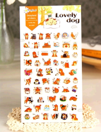 Daisyland Stickers Lovely Dog2