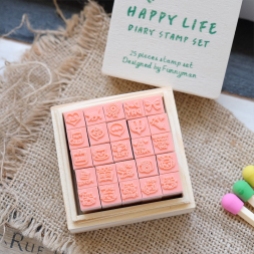 Happy Life Diary Stamp Set2