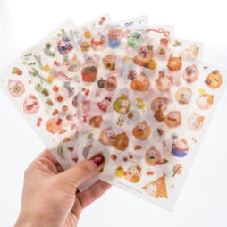 Molang Colorful Diary Deco Stickers