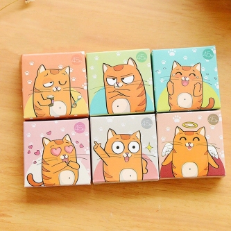 Orange Cat Mini Sticker Pack