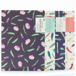 Vegetables Republic Mixed Notebook Large
