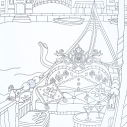 Italy Travel Coloring Book5