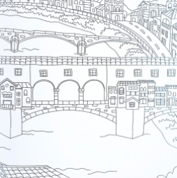 Italy Travel Coloring Book6