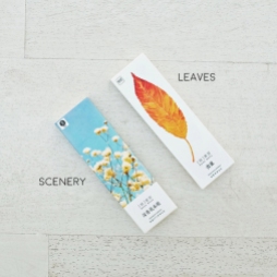 Scenery and Leaves Paper Bookmark Set1