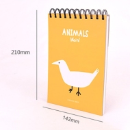 Animals Are Weird Spiral Plain Notepad A52