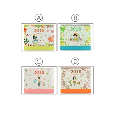 Flower Girl 2018 Desk Calendar1