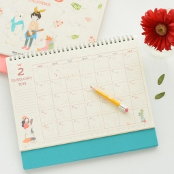 Flower Girl 2018 Desk Calendar4