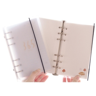 Frosted Plastic File Binder 6 Ring A61