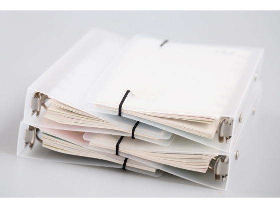 Frosted Plastic File Binder 6 Ring A62