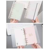Frosted Plastic File Binder 6 Ring A64