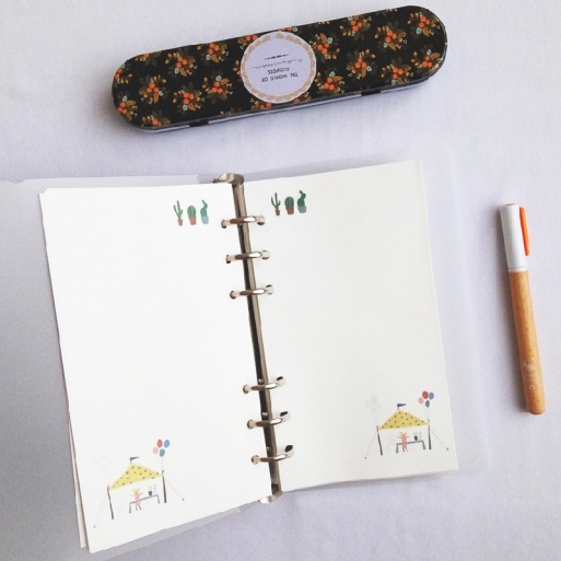 Happy Everyday File Binder 6 Ring A65