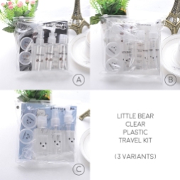 Little Bear Clear Plastic Travel Kit2