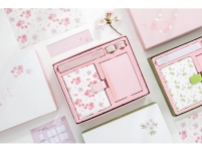 Sakura Season Leather Planner Box Set1