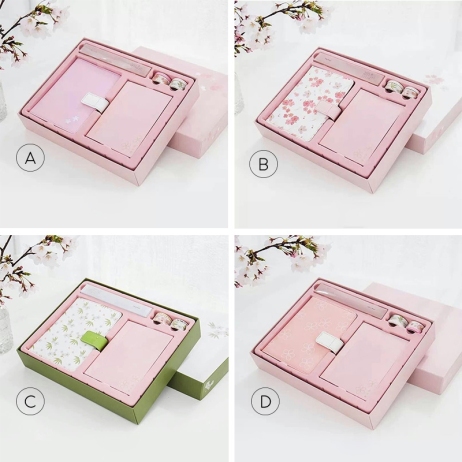 Sakura Season Leather Planner Box Set6