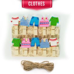 CUTE WOODEN CLIPS clothes