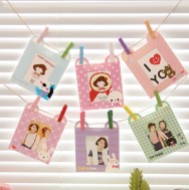 WOODEN CLIPS AND FRAMES (SMALL)