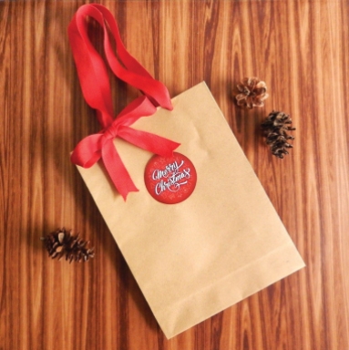 Lilclover Christmas Paper Bag