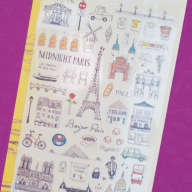 Suatelier Paris Diary Deco Stickers1