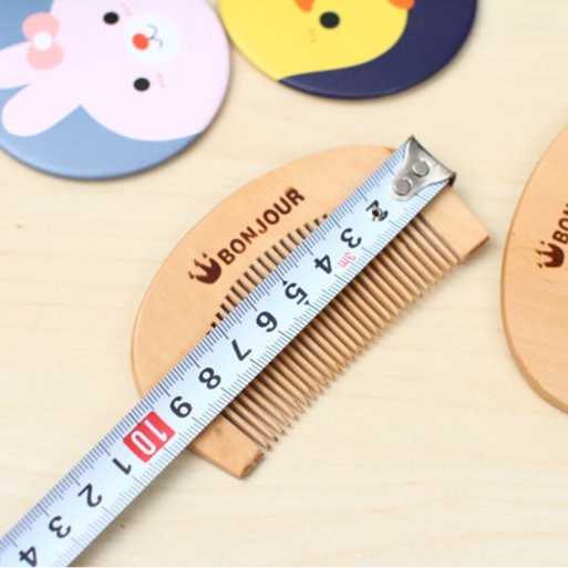 Bonjour Wooden Comb and Mirror Set5