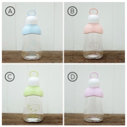 Pastel Animal Plastic Water Bottle1